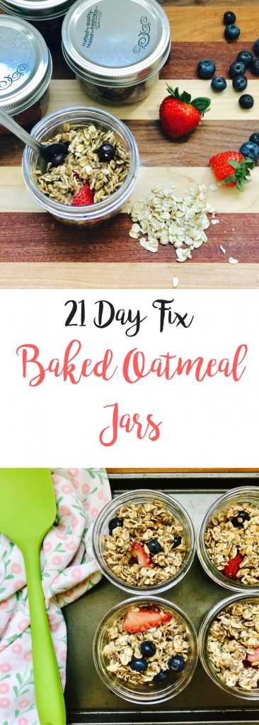 21 Day Fix Baked Oatmeal Jars