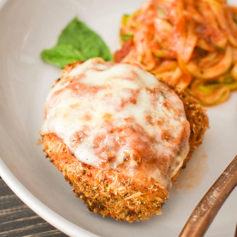 Healthy Chicken Parmesan  - The Foodie and The Fix
