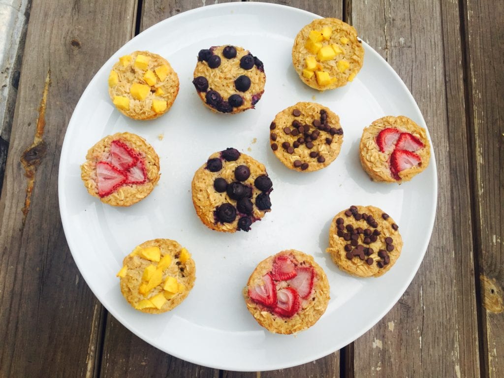 Customizable Baked Oatmeal Cups 