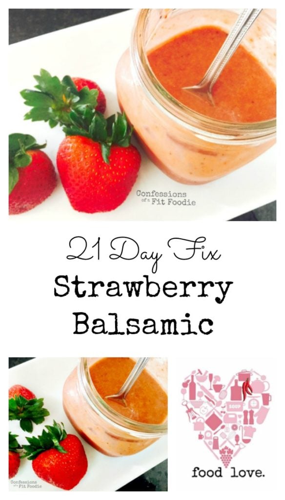 strawberry balsamic dressing collage