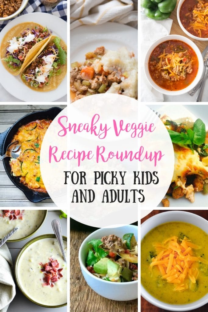 Do your kids fight you on veggies?  Or are you a veggie hater yourself?   Whether you love veggies or not, this Sneaky Veggie Recipe Roundup will give you a TON of great ideas for getting extra green in your meals each and every day! Picky Kid Meals | Hidden Veggie Recipes | 21 Day Fix Green Container Recipes | Veggies Most Dinners | 2B Mindset Recipes | Recipes for Veggie Haters #confessionsofafitfoodie #21DayFix #portionfix
