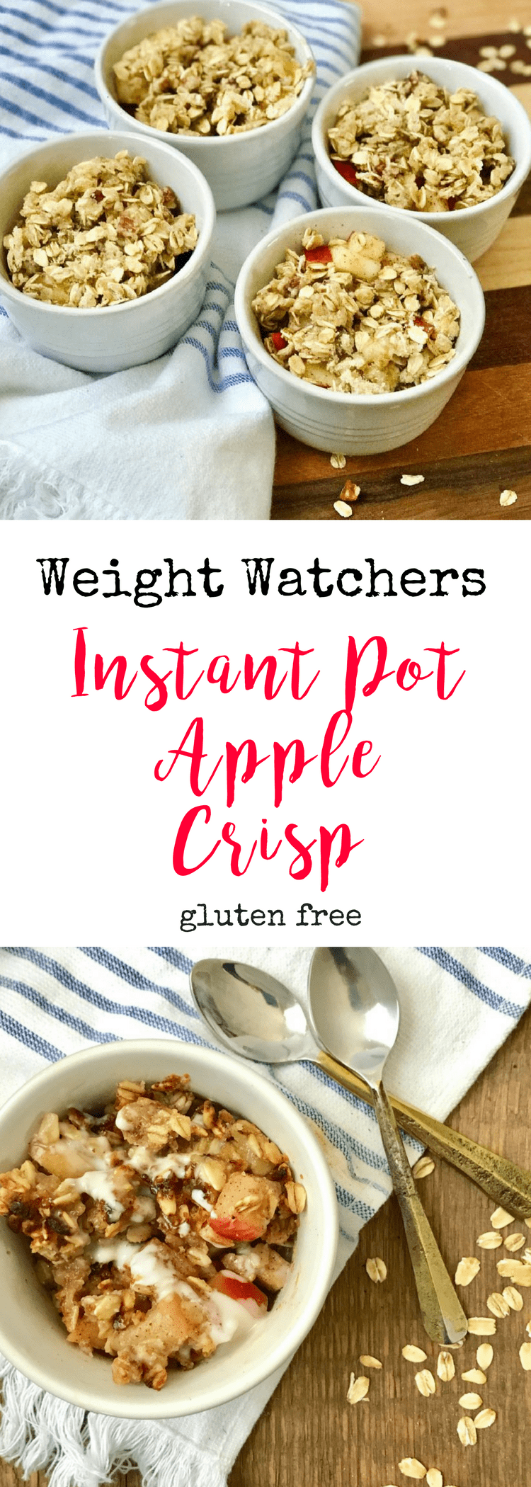Weight Watchers Instant Pot Apple Crisp | Confessions of a Fit Foodie