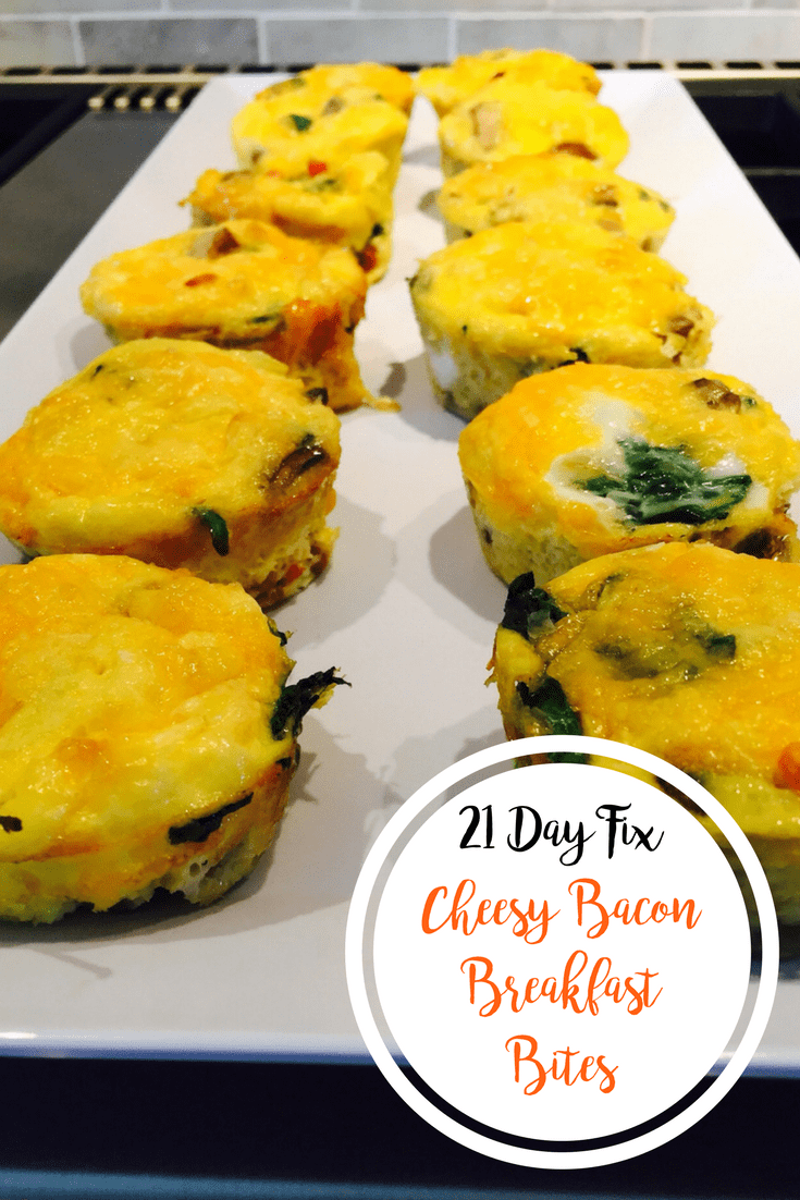 21 Day Fix Cheesy Bacon Breakfast Bites | Confessions of a Fit Foodie